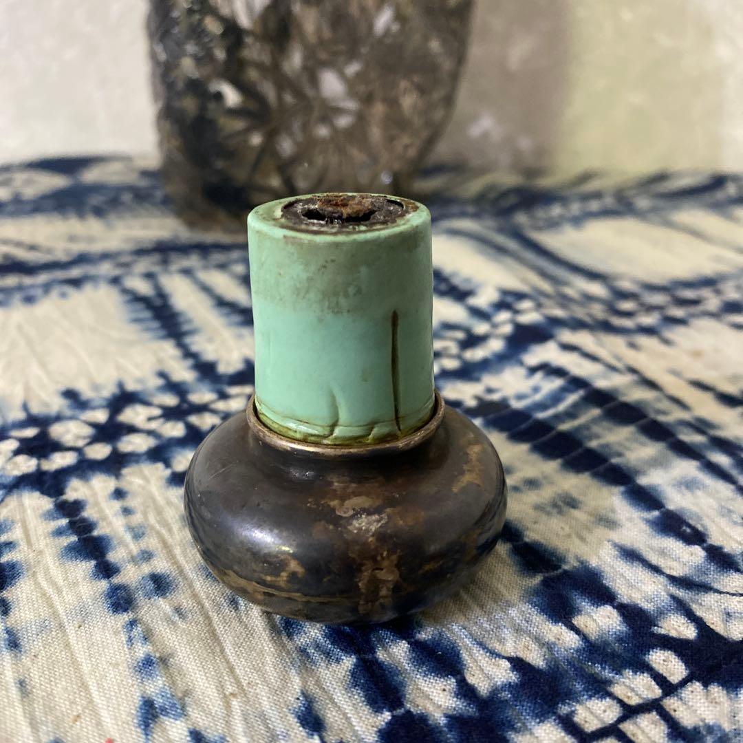 純銀　三越　デキャンタ　ガラス