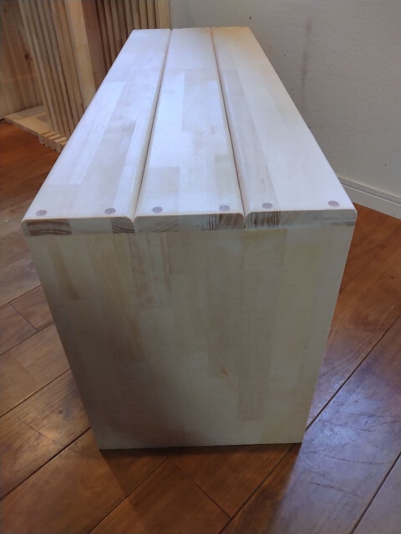 木製　ハンドメイド　オーダー　コの字型　トリマー　踏み台　水槽台　ベンチ