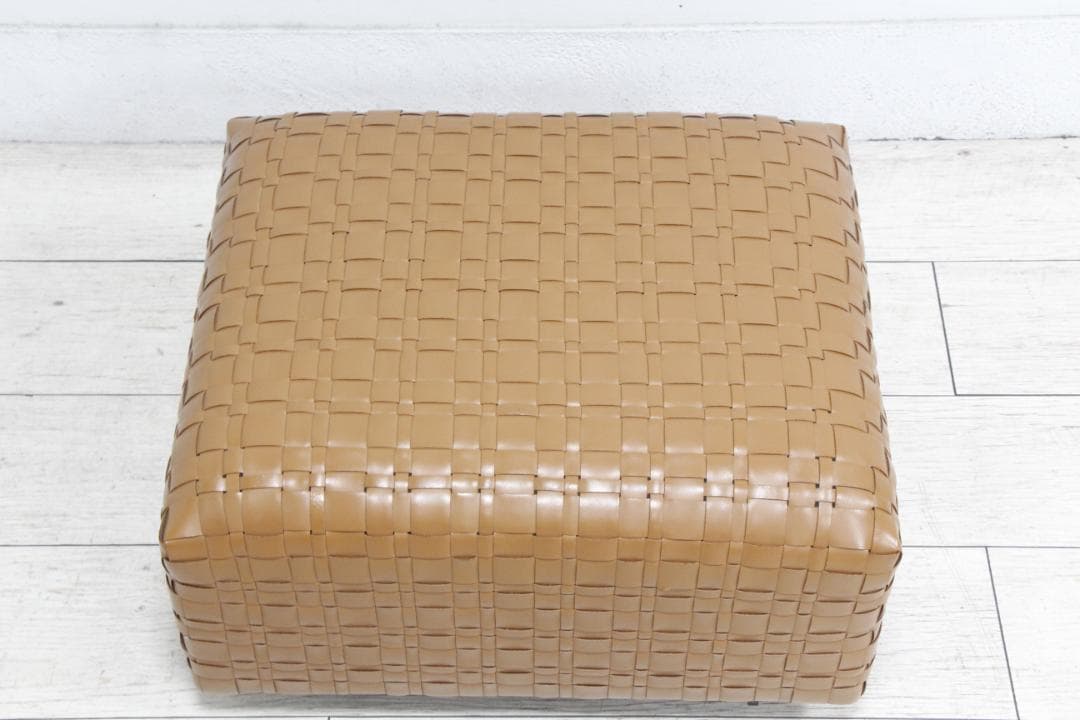 [展示極美品] FLEXFORM オットマン スツール BANGKOK 総革