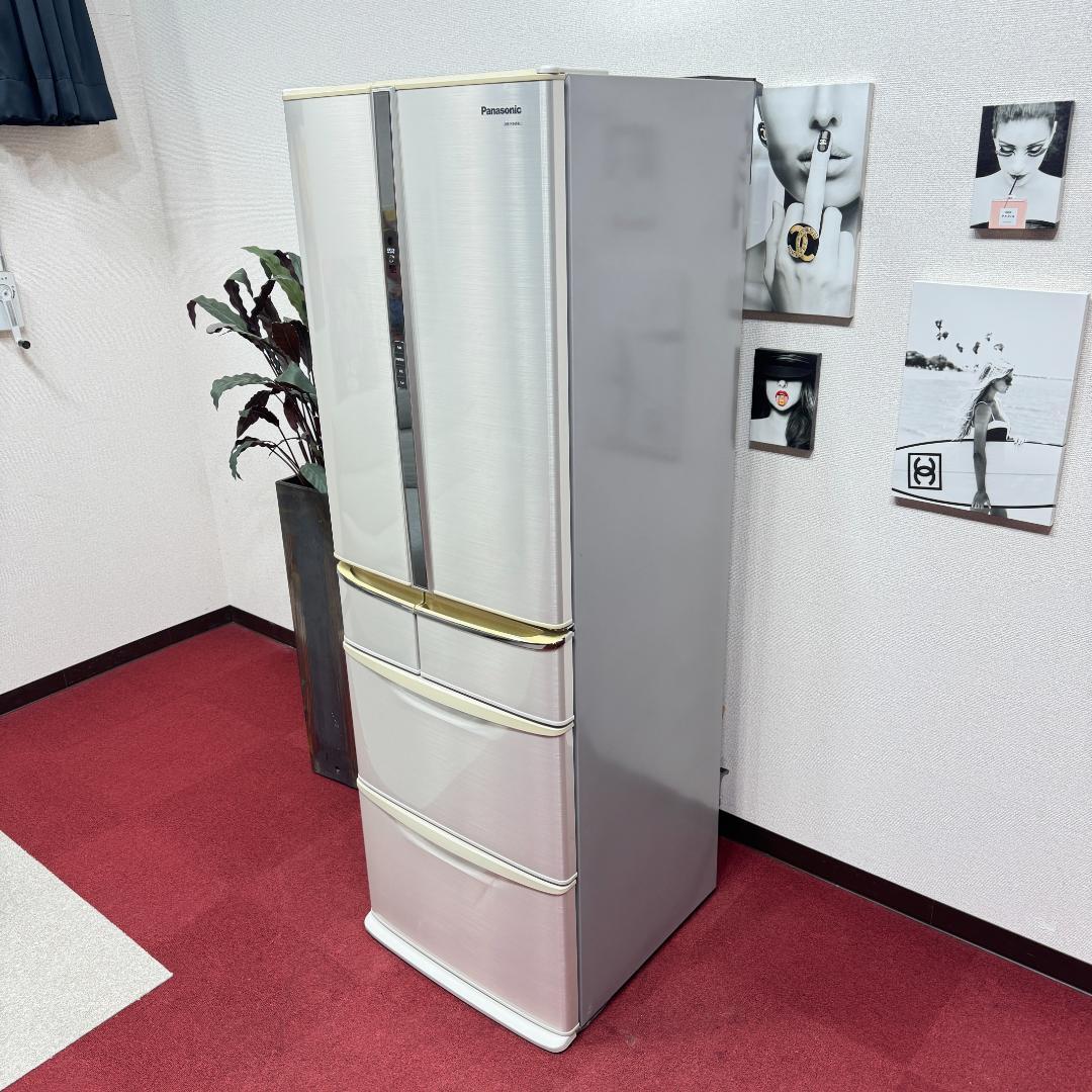 都内23区配送無料　パナソニック2009年製　6ドア冷蔵庫426L　製氷有
