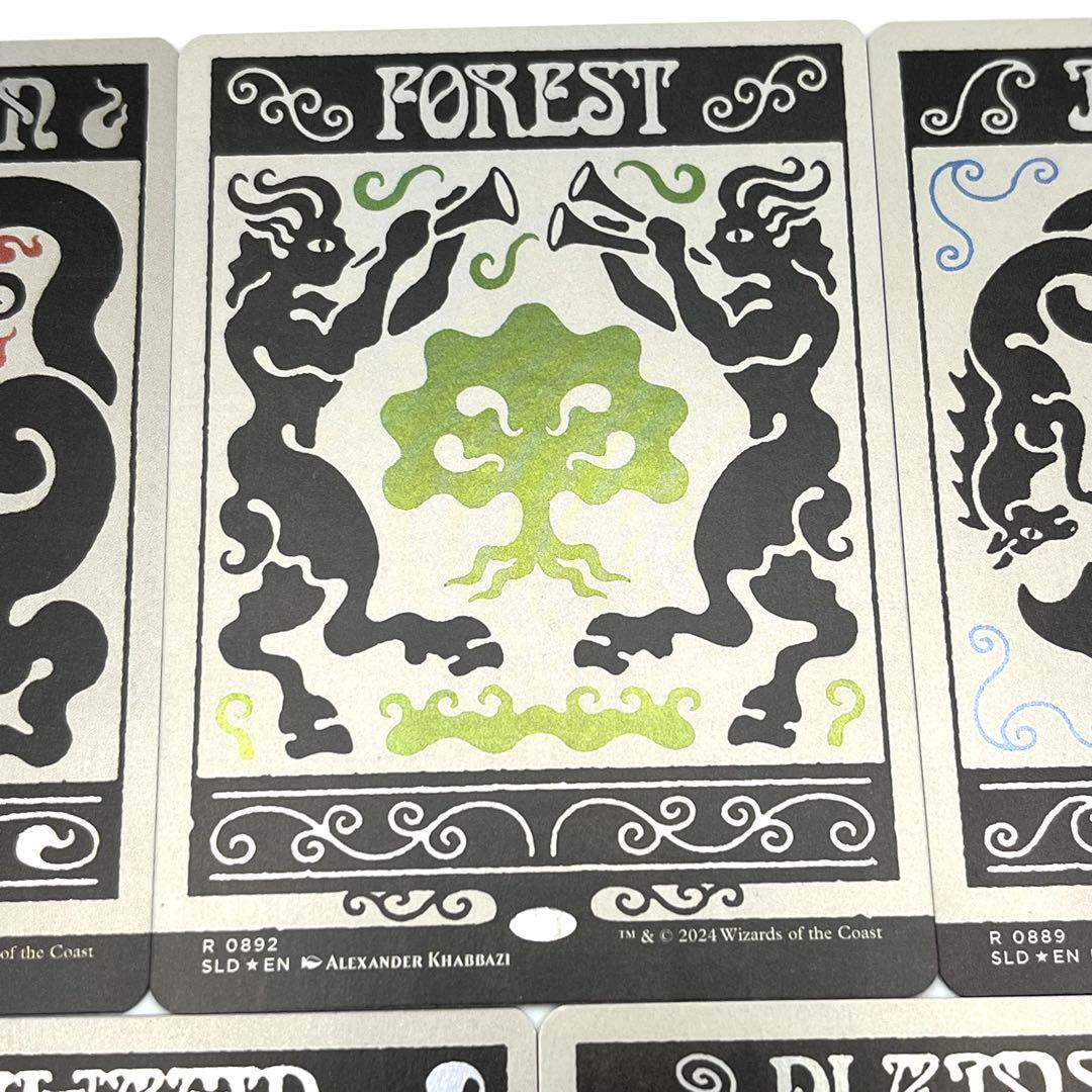 基本土地5種セット　FOIL SecretLair MTG