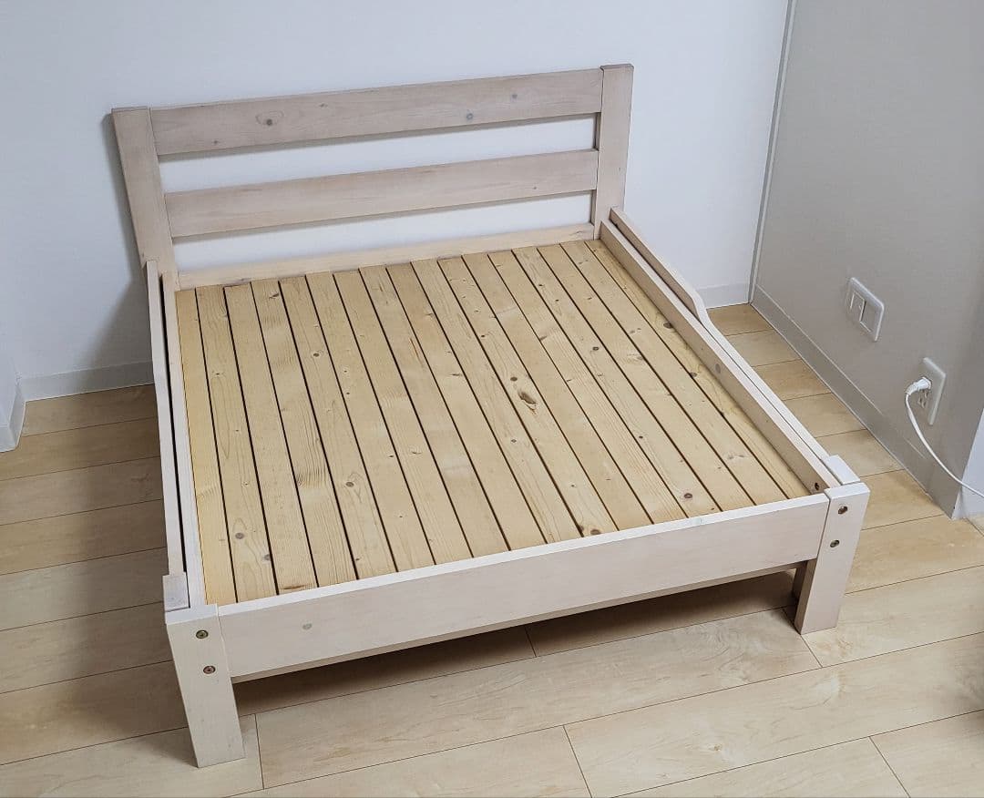 すのこ 伸縮　シングルベッドフレーム(10/20までの出品)