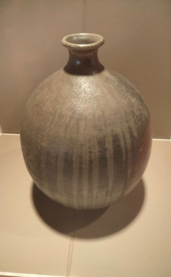 金彩備前焼壺　極上品