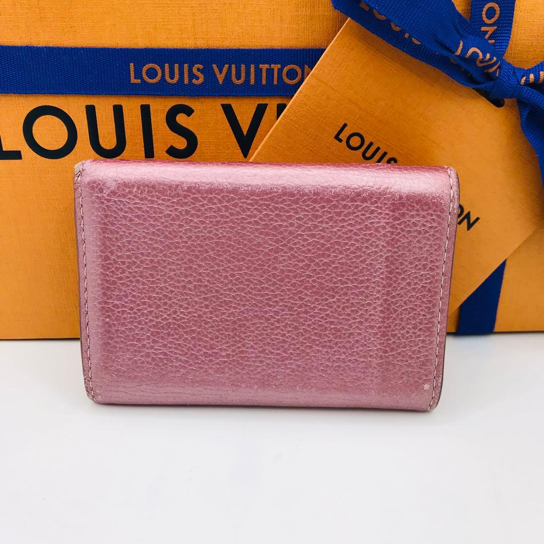 ルイヴィトン✨ポルトフォイユ ロック ミニ カプシーヌ クリスタルローズ 希少