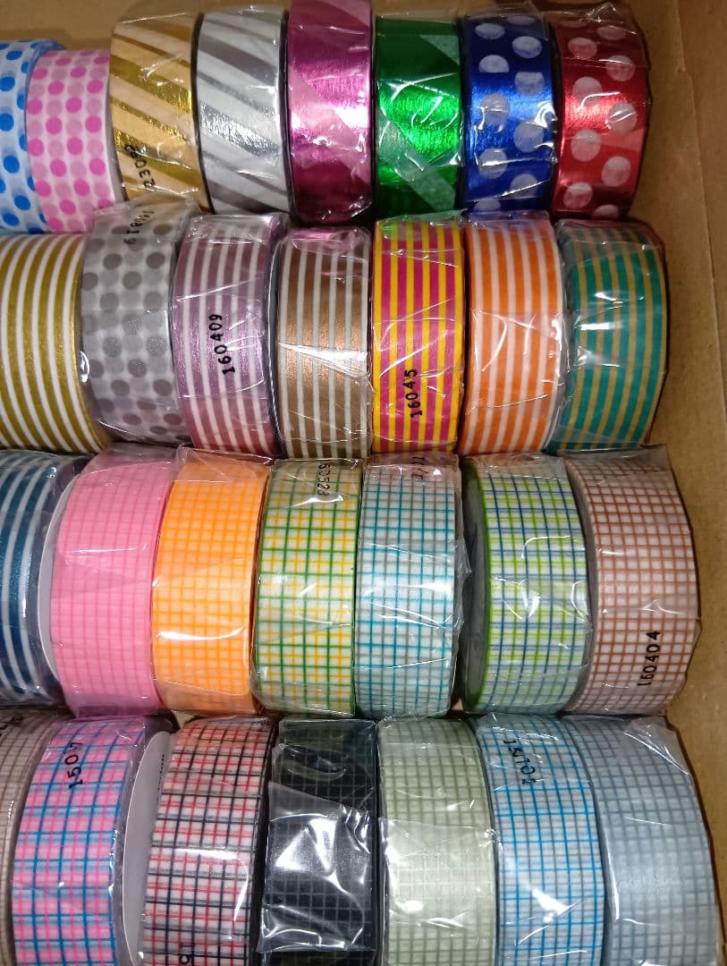 mt　マステ　詰め合わせ　カラバリ　方眼　ストライプ　ドット　ボーダー