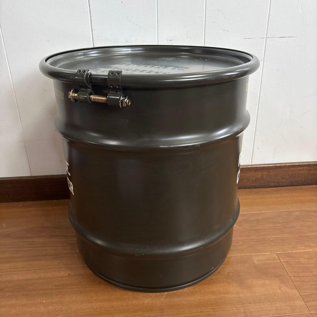 美品　米軍　実物　ペール缶　ドラム缶　ODグリーン　送料無料