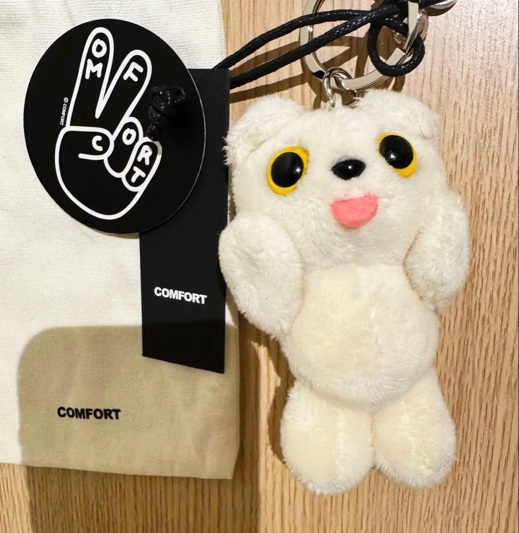 キーホルダー・アクリルキーホルダー COMFORT MUNK KEY RING IVORY