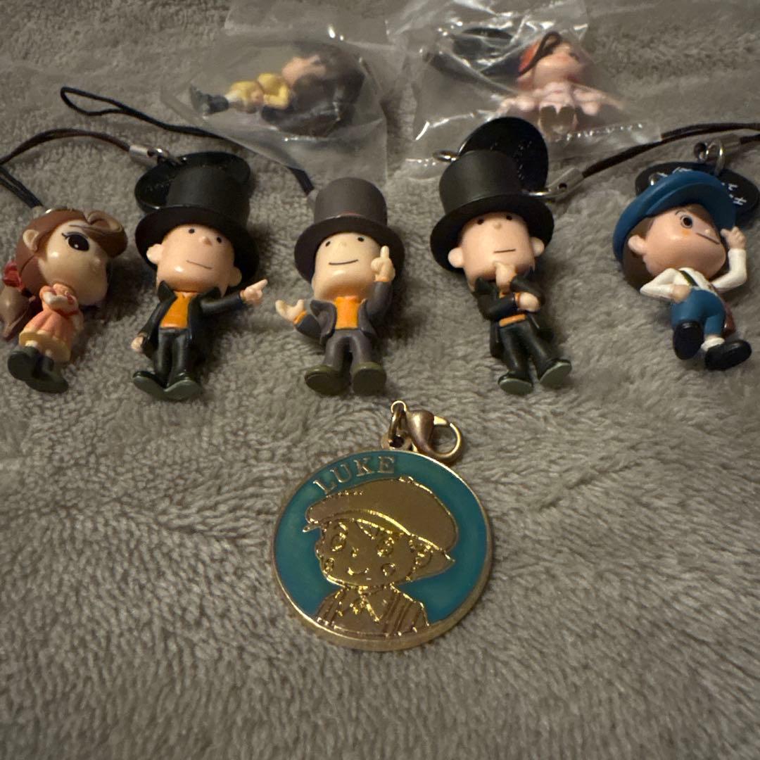 レイトン教授 ストラップセット メダル付き