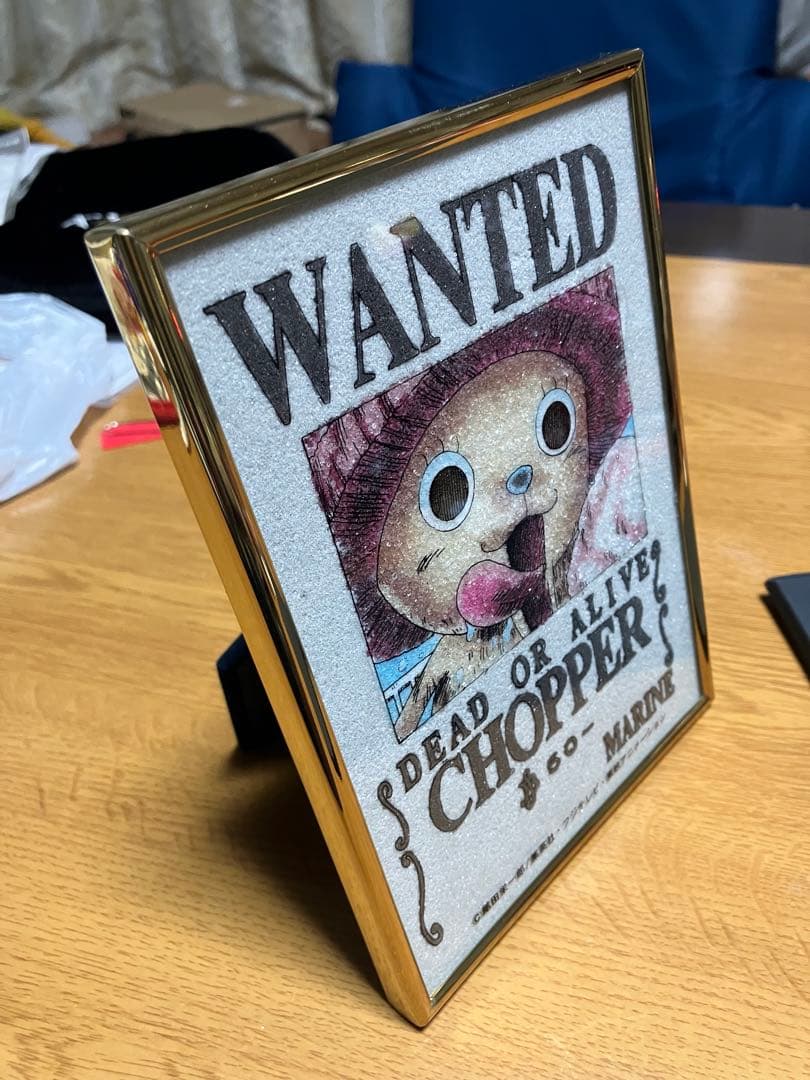 『［ONEPIECチョッパー手配書］宝石画』