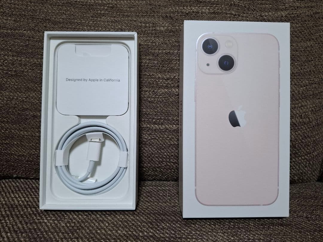 【箱付き美品】iPhone13mini 256GBピンク 84%