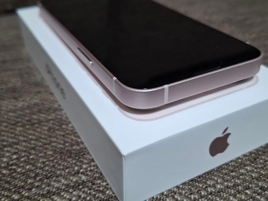 【箱付き美品】iPhone13mini 256GBピンク 84%