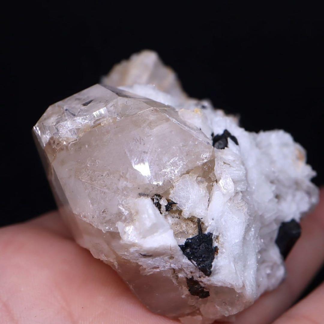 トパーズ トルマリン クリーブランダイト黄玉 179.8g TZ266原石 鉱物