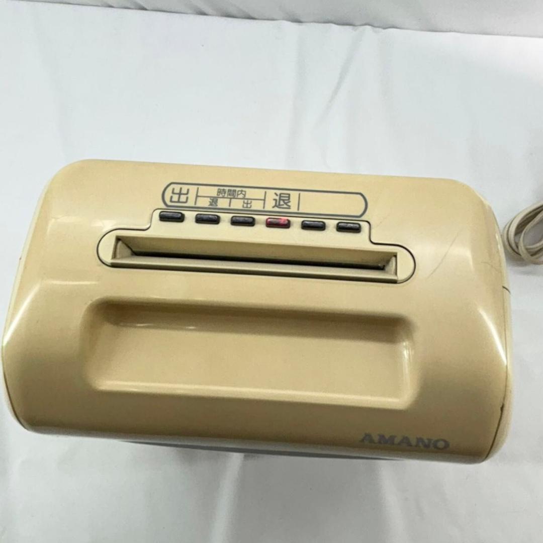 AMANO アマノ タイムレコーダー BX-2000 取説 タイムカード付き