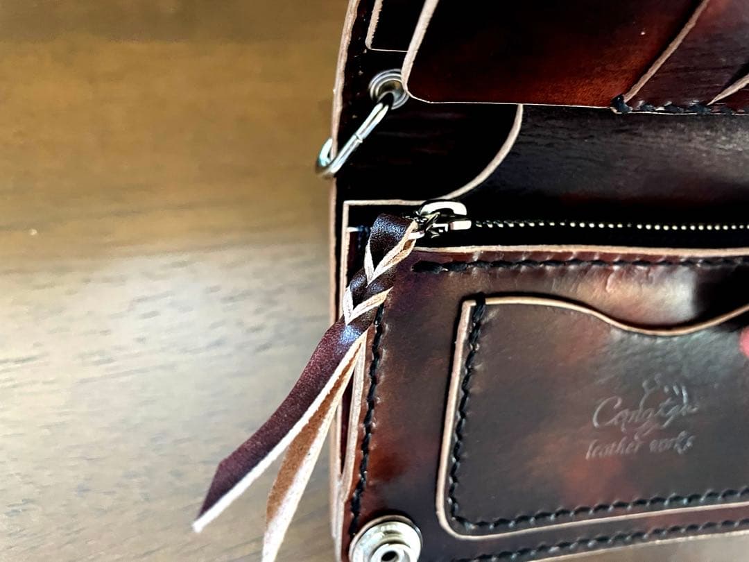 ミドルトラッカーウォレット 姫路レザー