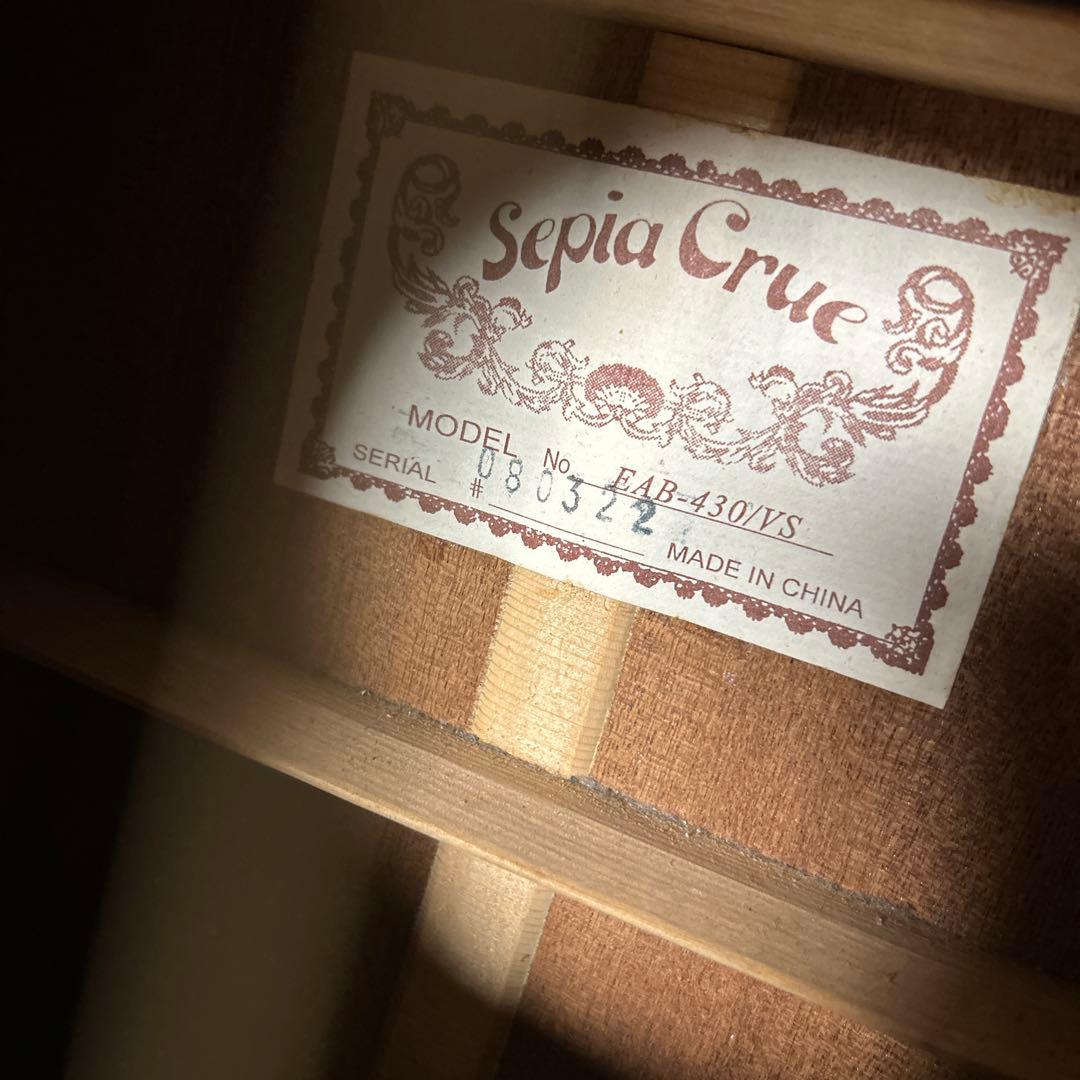 SepiaCrueセピアクルー アコースティックベースギター EAB-430VS