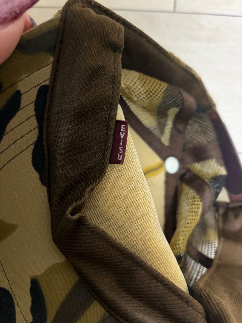 激レア　EVISU 迷彩キャップ