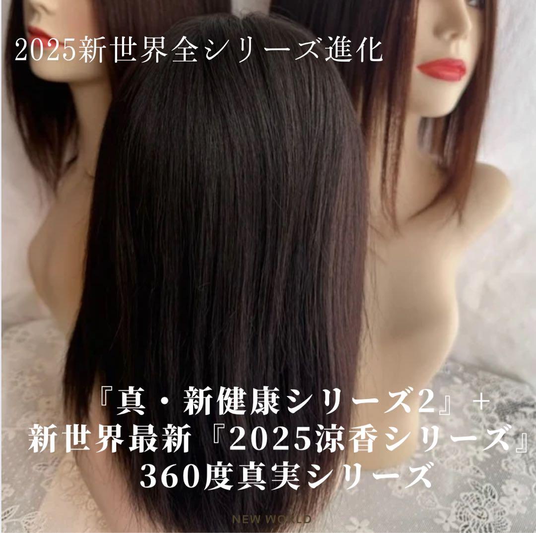 真・新健康シリーズ2025新世界人毛100%ウィッグMシルクスキン　医療ウィッグ