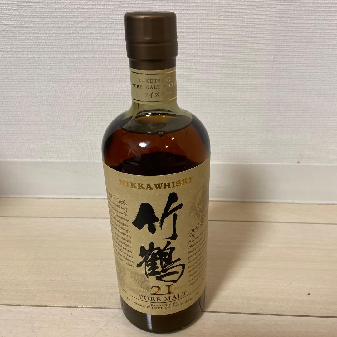 ラッキー7 ニッカウヰスキー竹鶴21年単品で。