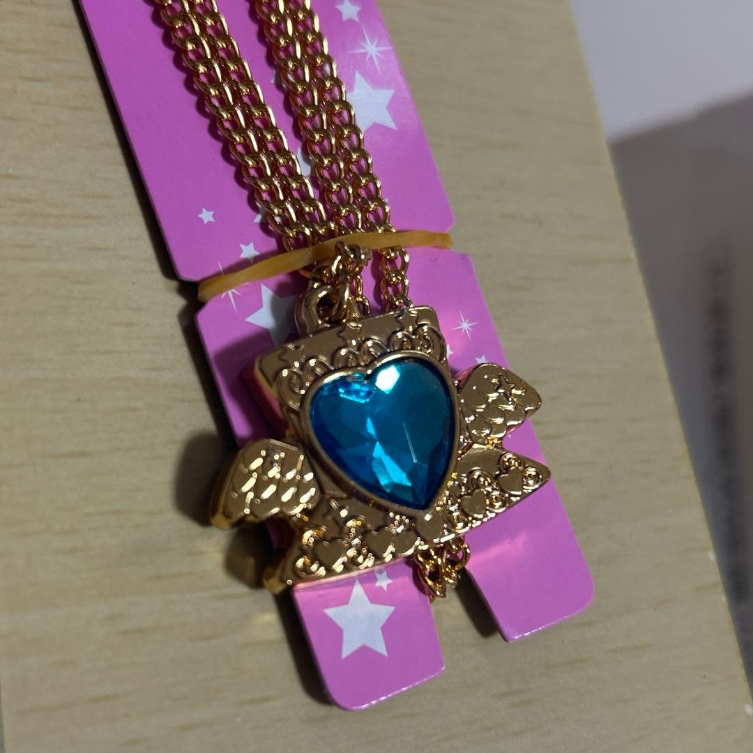 セボンスター　過去物 宝石水色　金メッキ　平成レトロ