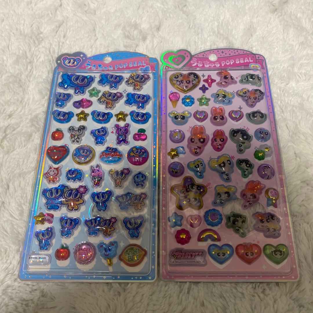 ボンボンドロップシール　ディズニー　サンリオ　ちいかわ　うるちゅる