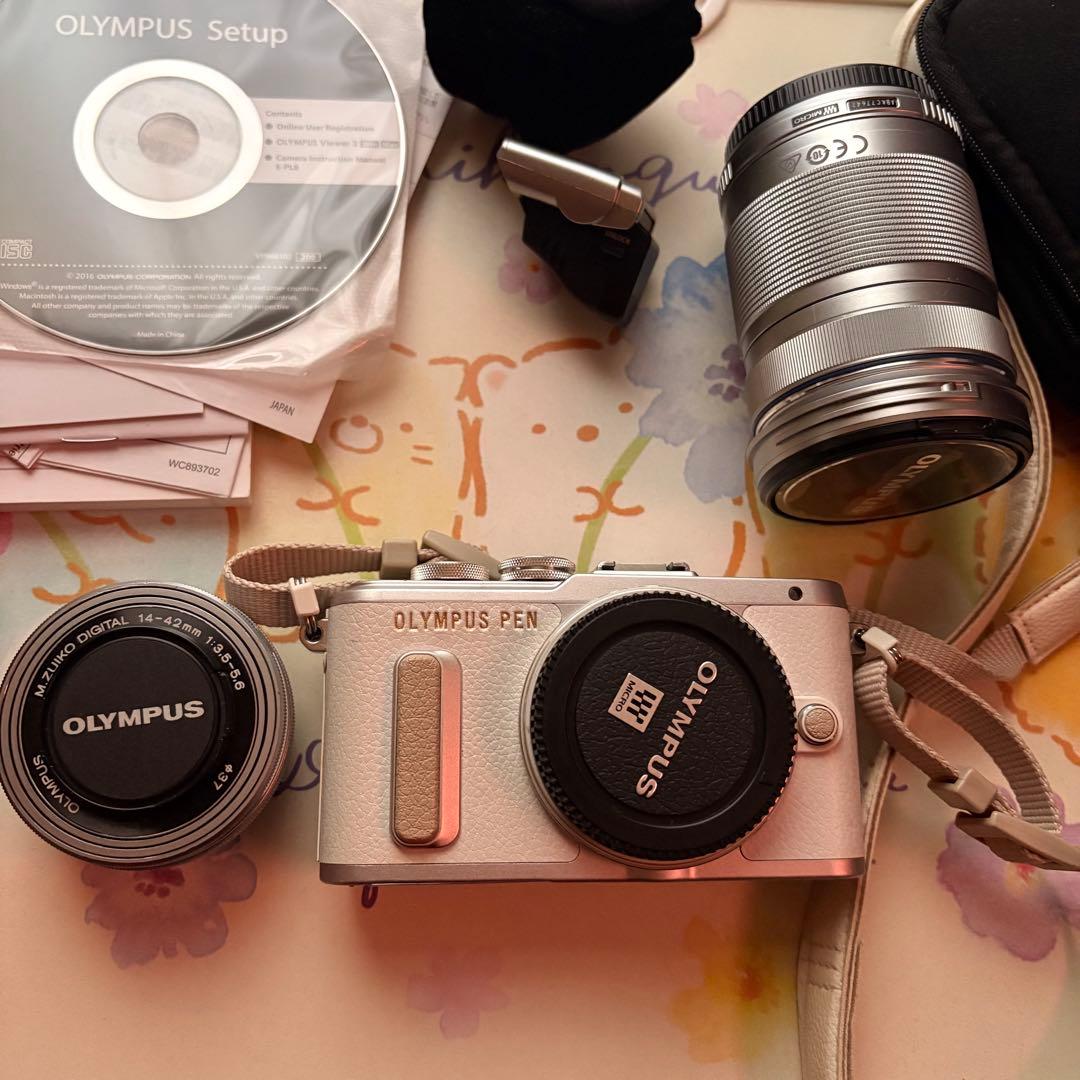 OLYMPUS PEN E-PL8 ミラーレス一眼 ホワイト オリンパス