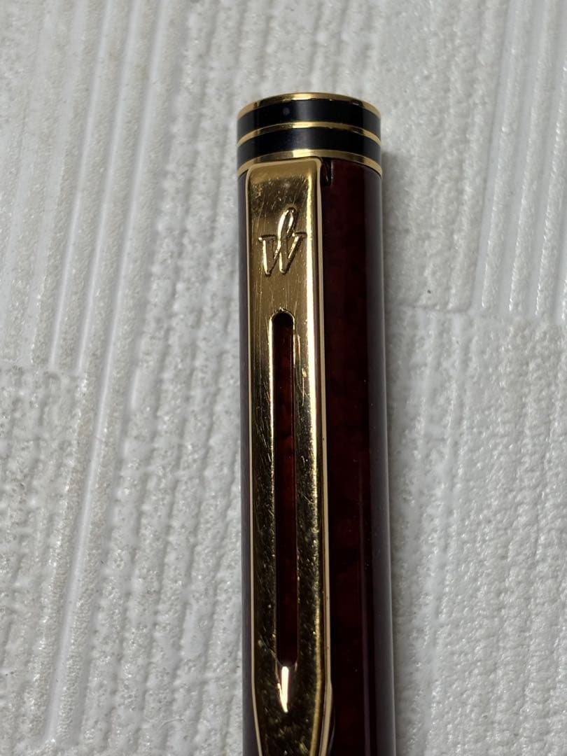 ウォーターマン waterman 万年筆 ブラウン　18K金ペン先