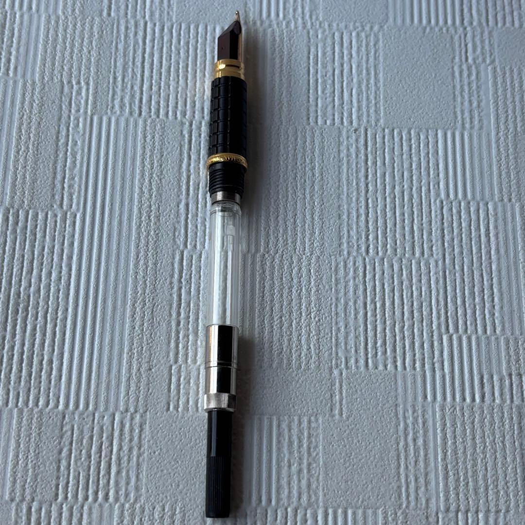 ウォーターマン waterman 万年筆 ブラウン　18K金ペン先