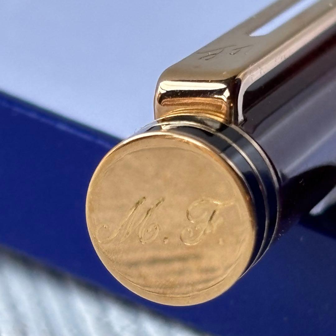 ウォーターマン waterman 万年筆 ブラウン　18K金ペン先