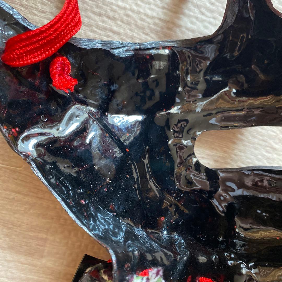 【着用可能】手作り　武具　鎧兜　甲冑　等身大　半頬　面頬　mempo 樹脂製