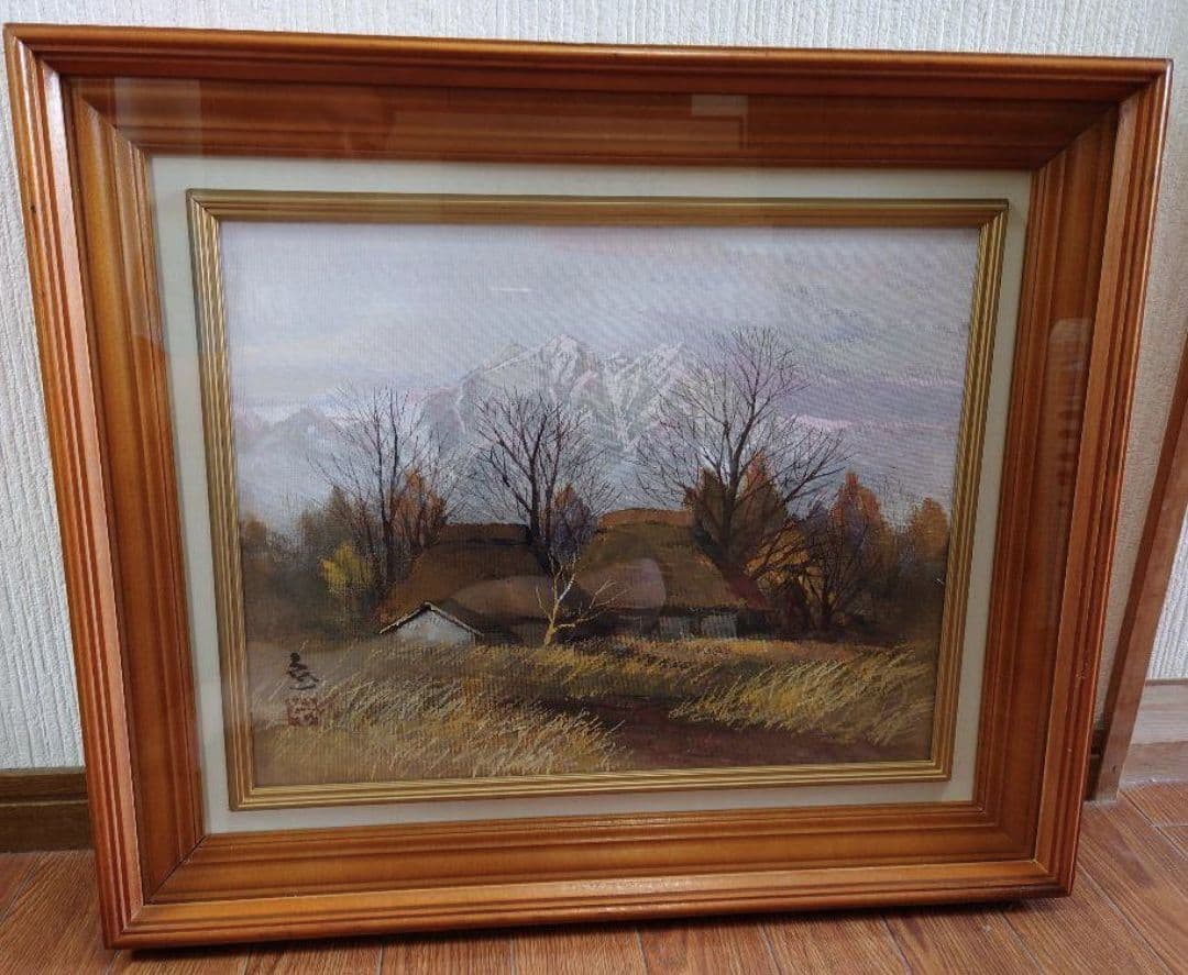 榎本 良一 （鹿島槍） 真筆水彩画 絵画 油絵 山岳