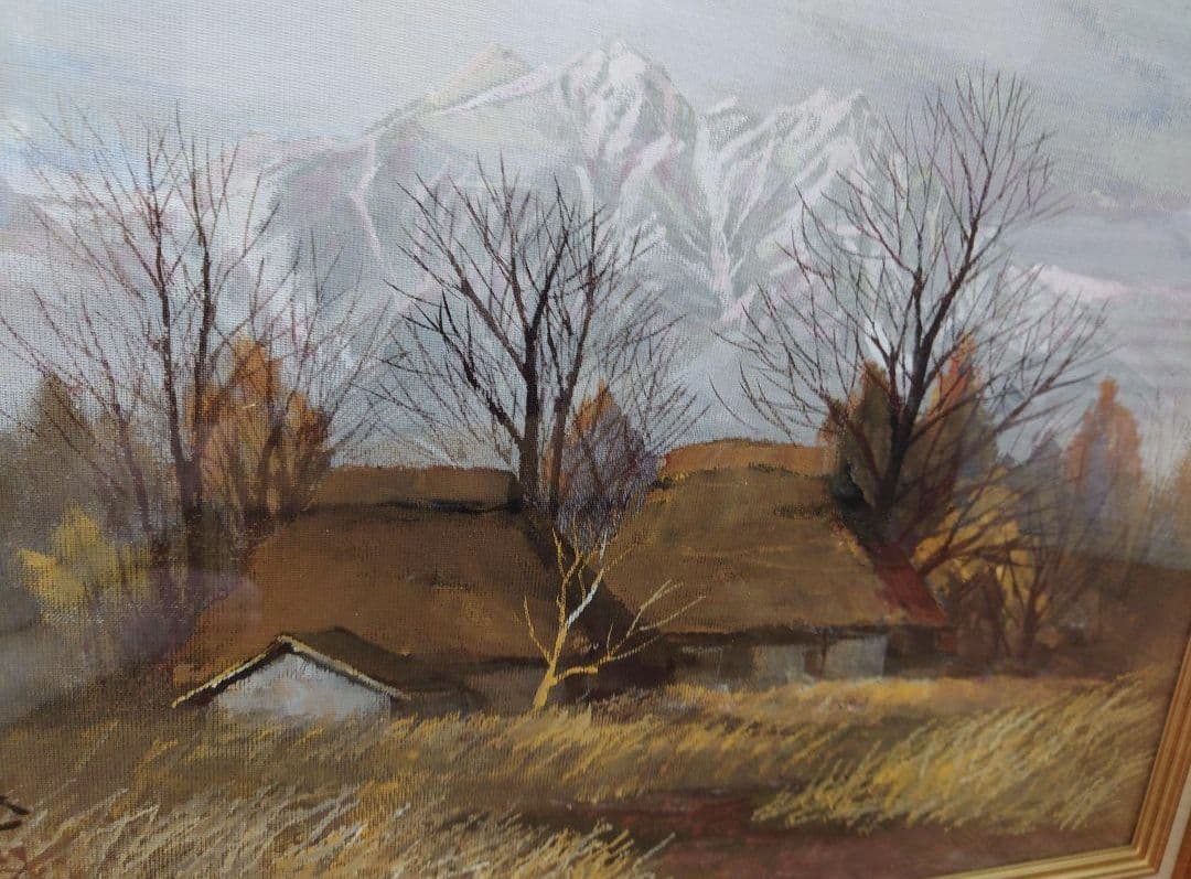 榎本 良一 （鹿島槍） 真筆水彩画 絵画 油絵 山岳