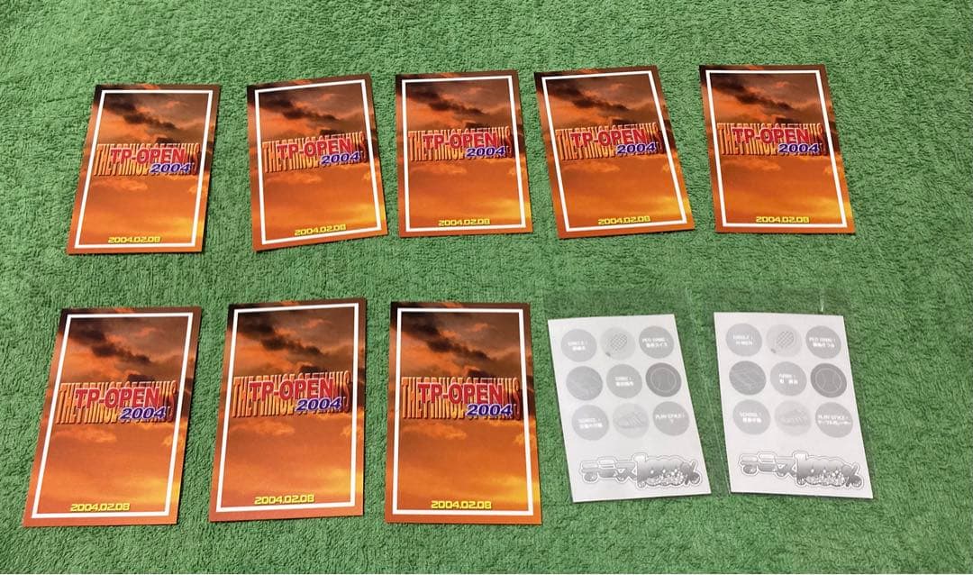 希少　2004 .2.8 テニスの王子様カードセット　非公式なグッツです。