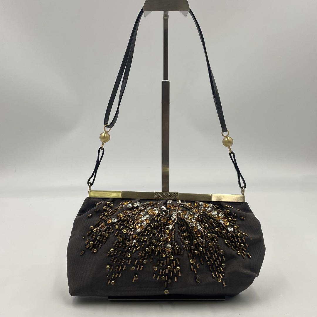 ボッテガ アクセサリーポーチ ビジュ スパンコール パーティーバッグ