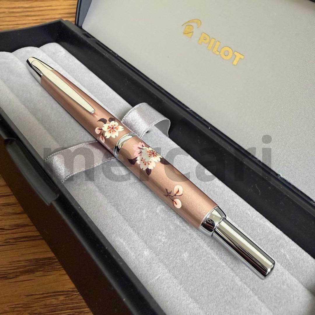 パイロットキャップレス万年筆シャンパンピンク*駿河蒔絵F