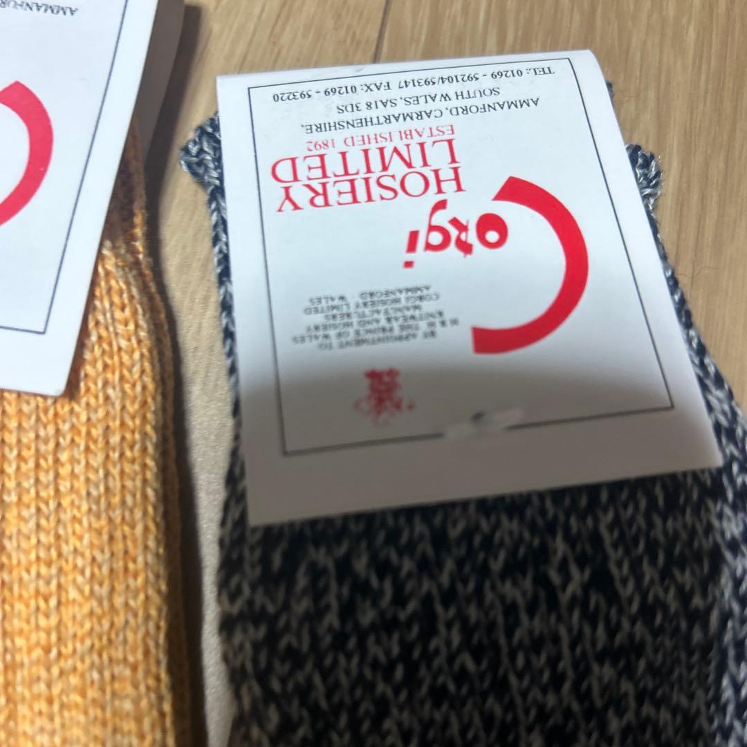 未使用corgi コーギ ソックス 25～28㎝（10 1/2）　4足