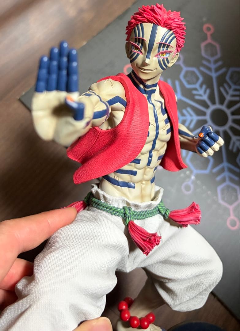 鬼滅の刃 T.N.T-STUDIO 猗窩座 フィギュアのみ台座無し