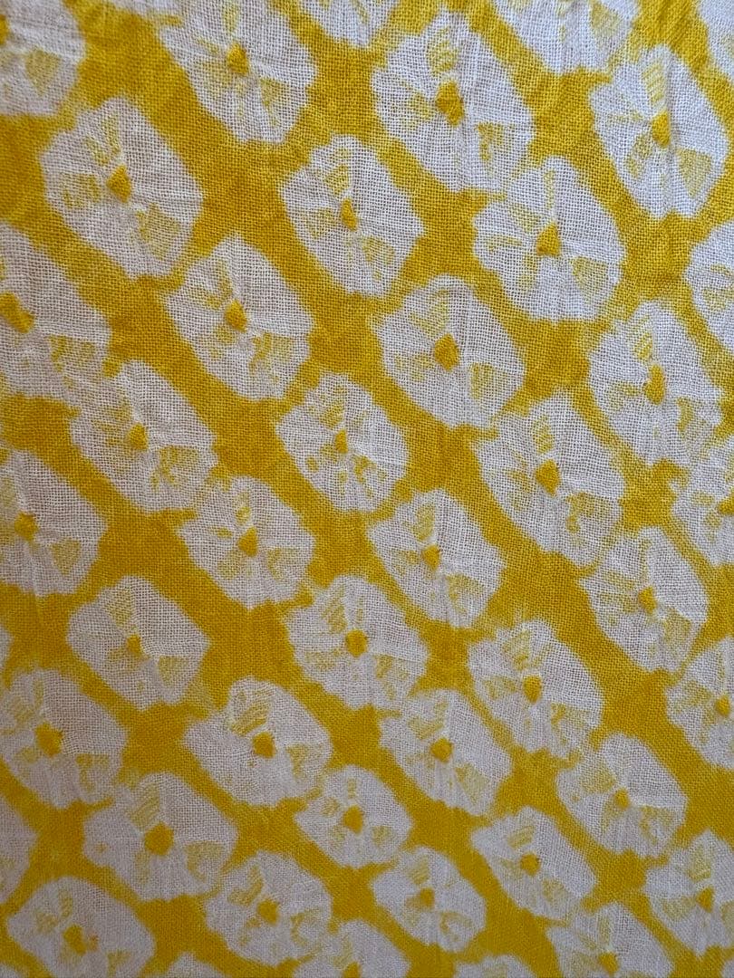 有松絞り　黄色　レア色　身丈153㎝