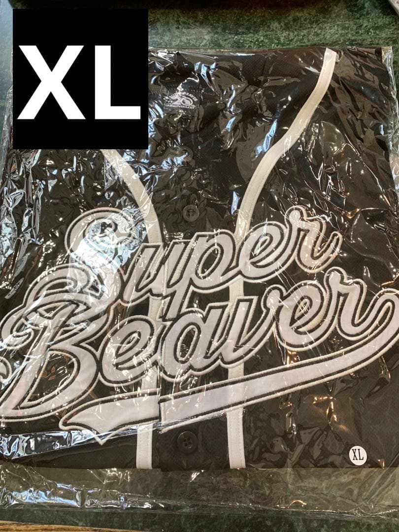 SUPER BEAVER ベースボールシャツ ブラック XLサイズ ユニホーム