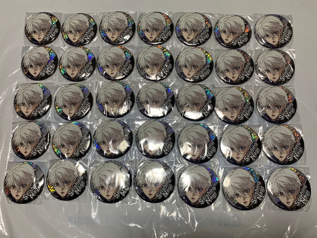 新品未使用 凪誠士郎35枚セット ブルーロック ホログラム缶バッジvol.3
