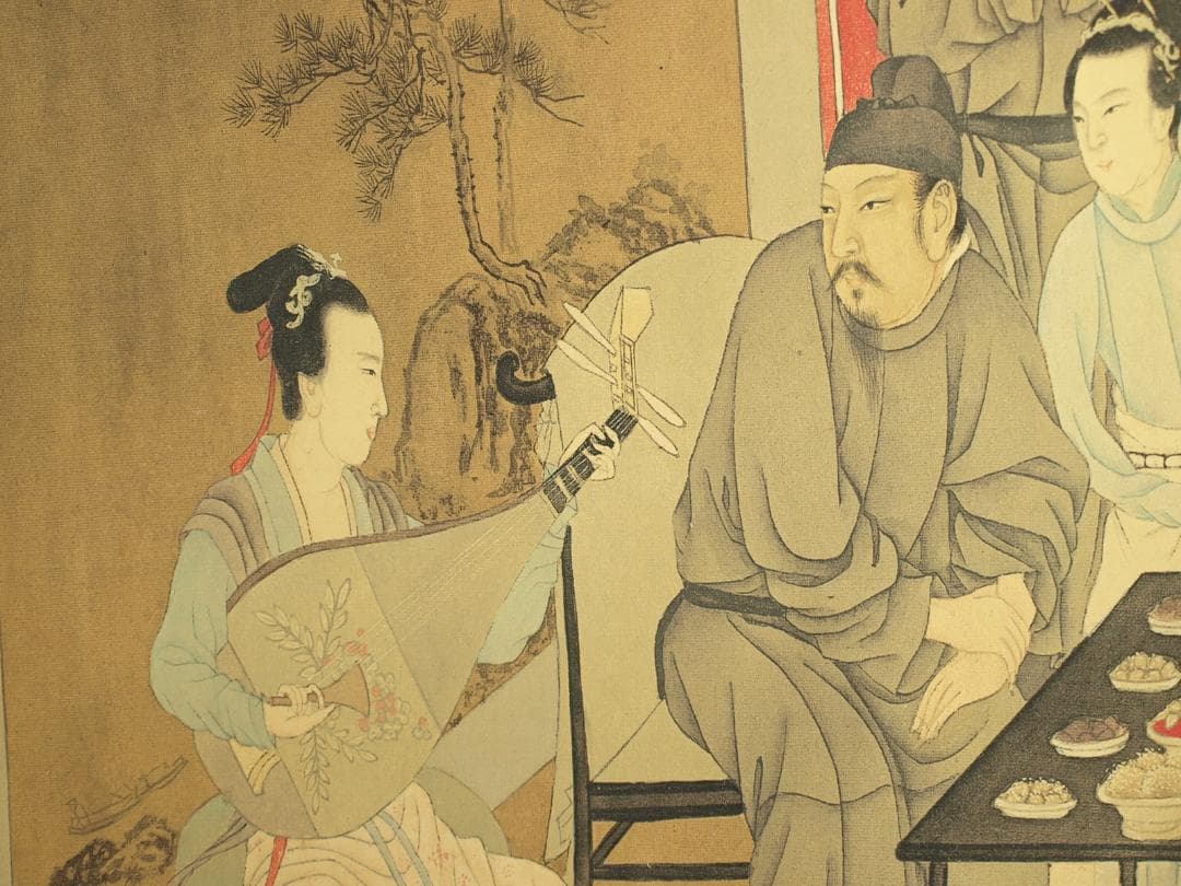 中国古美術 時代書道※激安骨董品 顾闳中 作 BD647A14-2