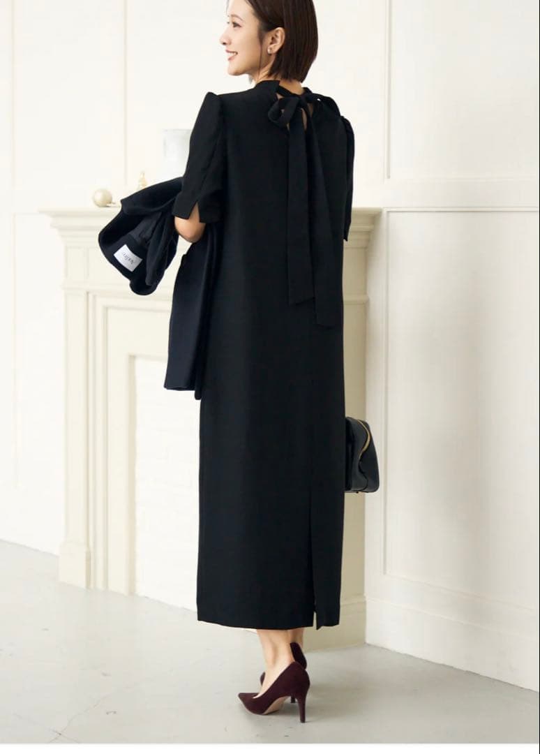 【タグ付き】3way ribbon dress audire ワンピース