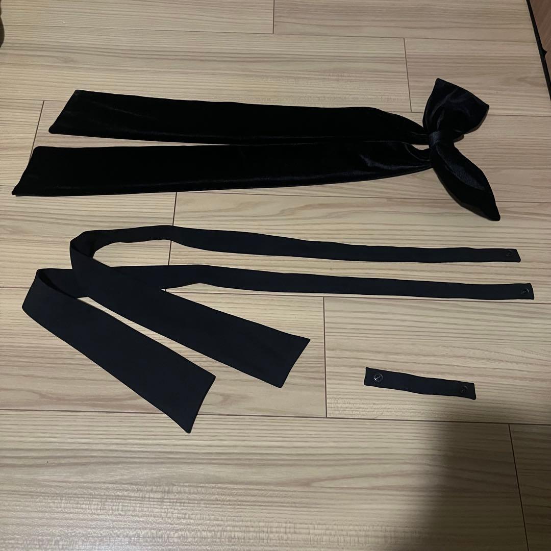 【タグ付き】3way ribbon dress audire ワンピース