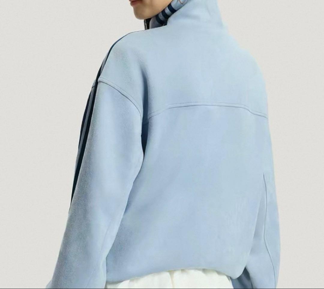 S 海外限定adidas originalsトラックジャケット　アディダス　水色