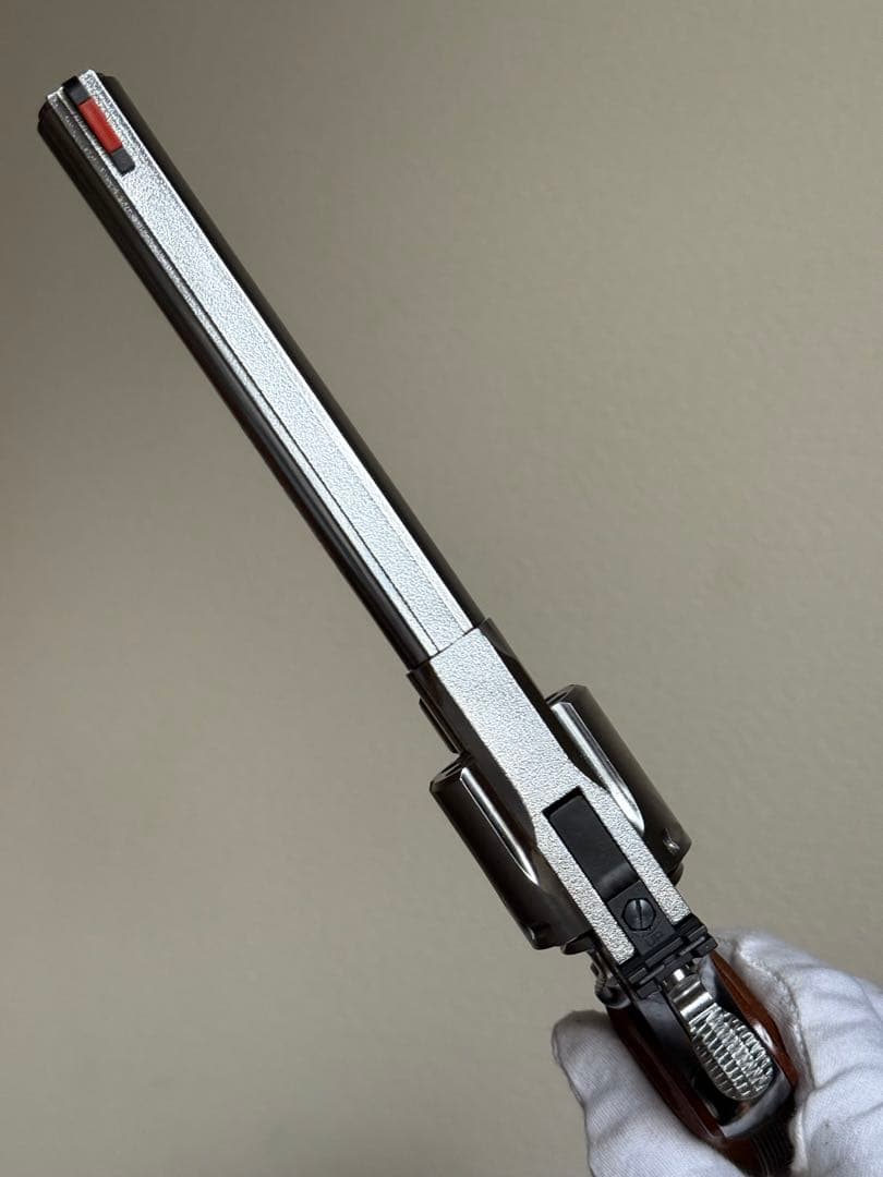 タナカ コルト パイソン 6インチ Rモデル ステンレス シルバー ガスガン