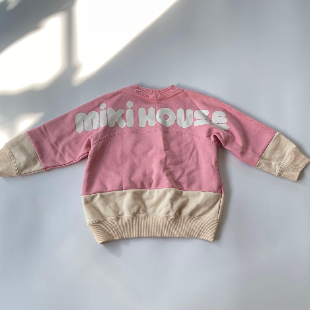 ミキハウス トレーナー 100 ピンク