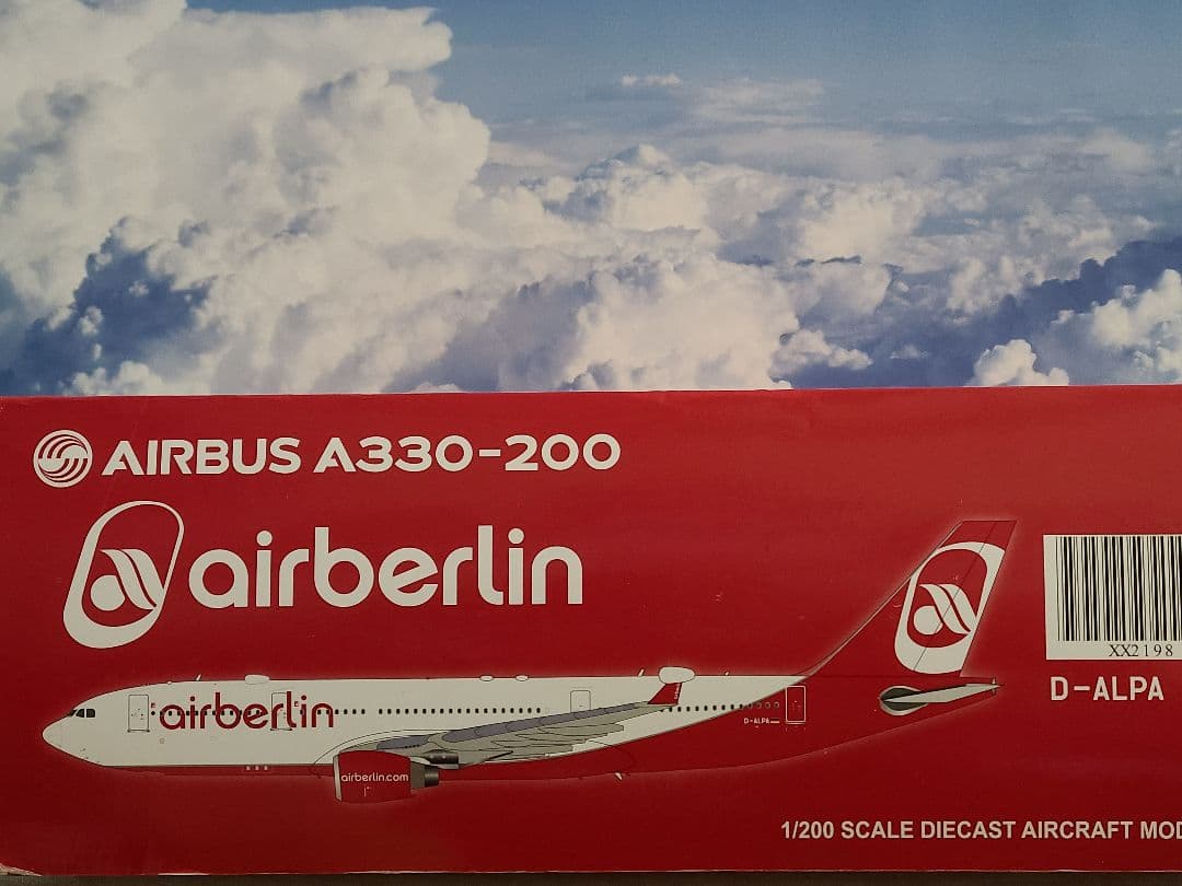 JC WINGS 1/200 エアベルリン航空 AIRBUS A330-200