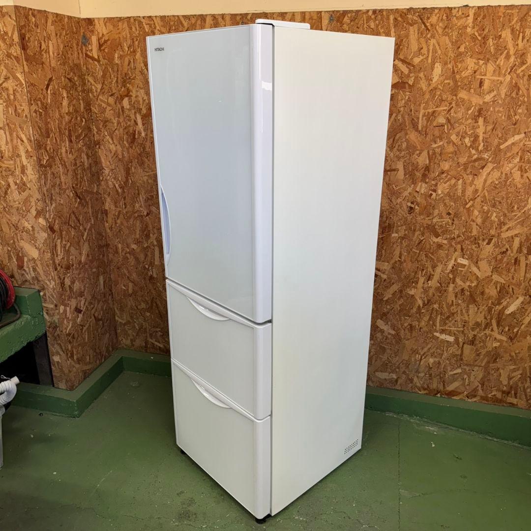 31L8送料設置無料 日立　自動製氷機能付き大型冷蔵庫375L 3ドア