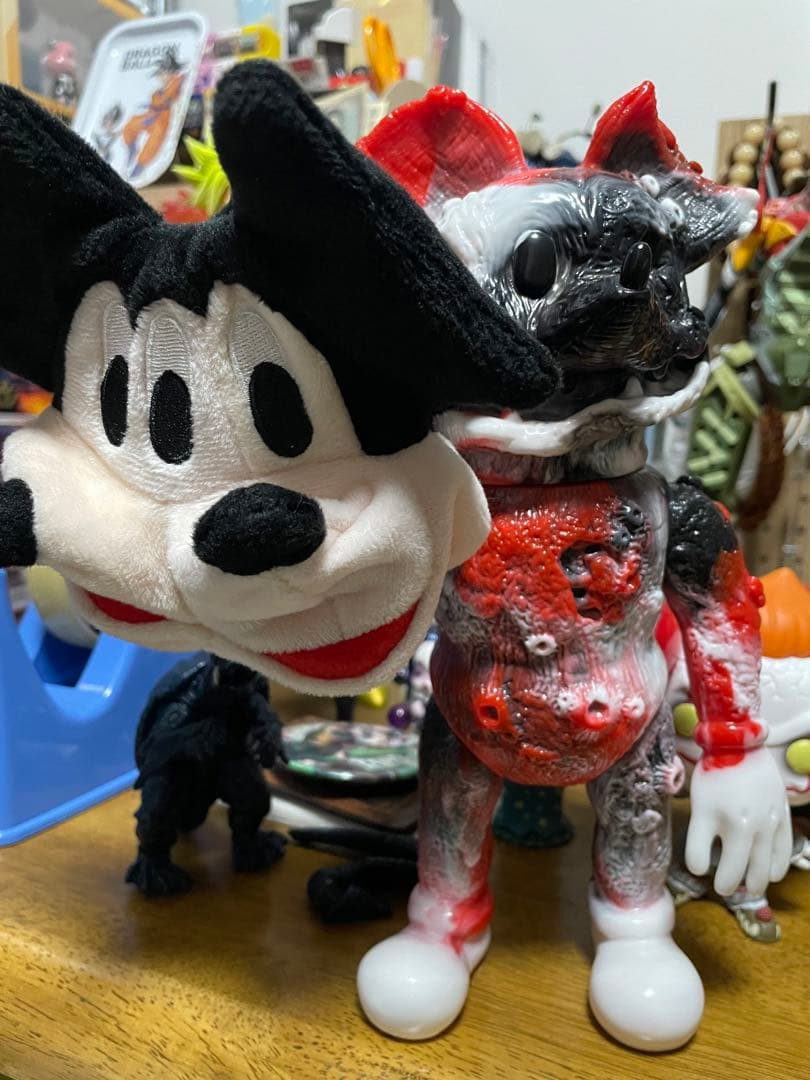 ソフビ　DIE MOUSE ミッキーマウス