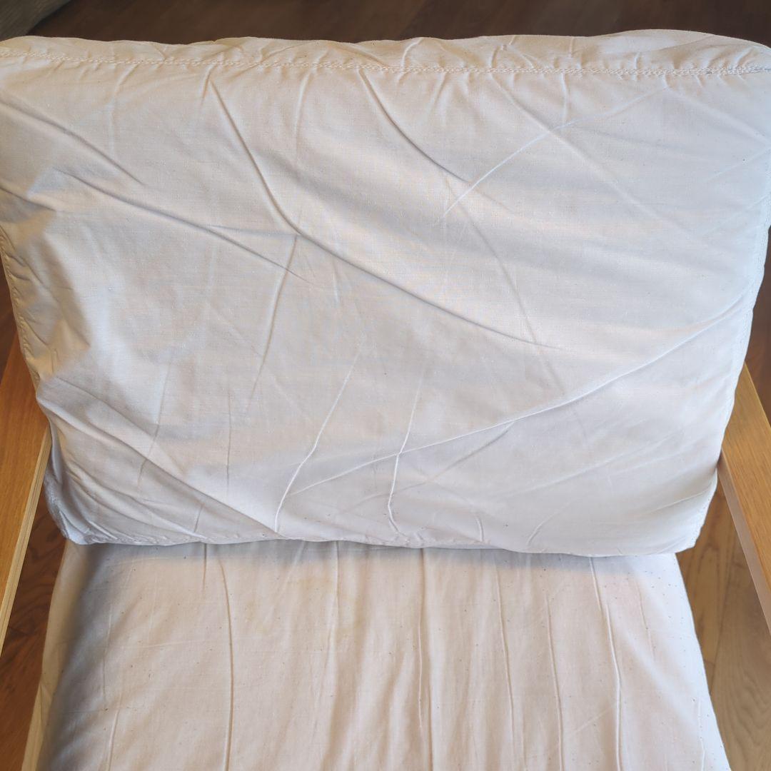 【肘掛部品あり】無印良品 リビングでもダイニングでもつかえるソファチェア