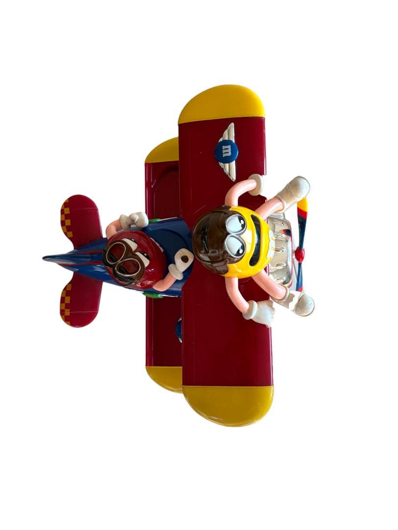 【希少】m&m's エムアンドエムズ 飛行機型 ディスペンサー ヴィンテージ